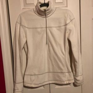 White half zip jacket